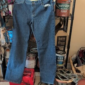 J. Jill Dark Indigo Straight Leg Jeans
